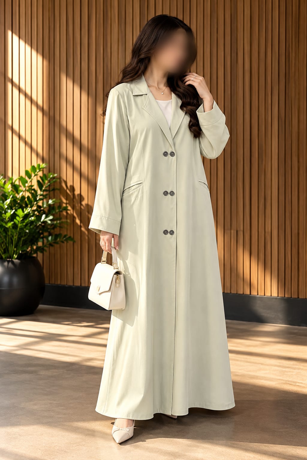Aura Elegant Coat Style Abaya For Women | Abdanis
