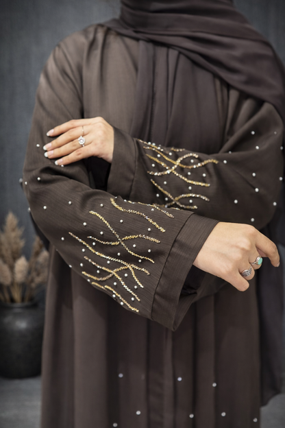 Front Hand Made Luxury Abaya for Women in Pakistan | Abdanis