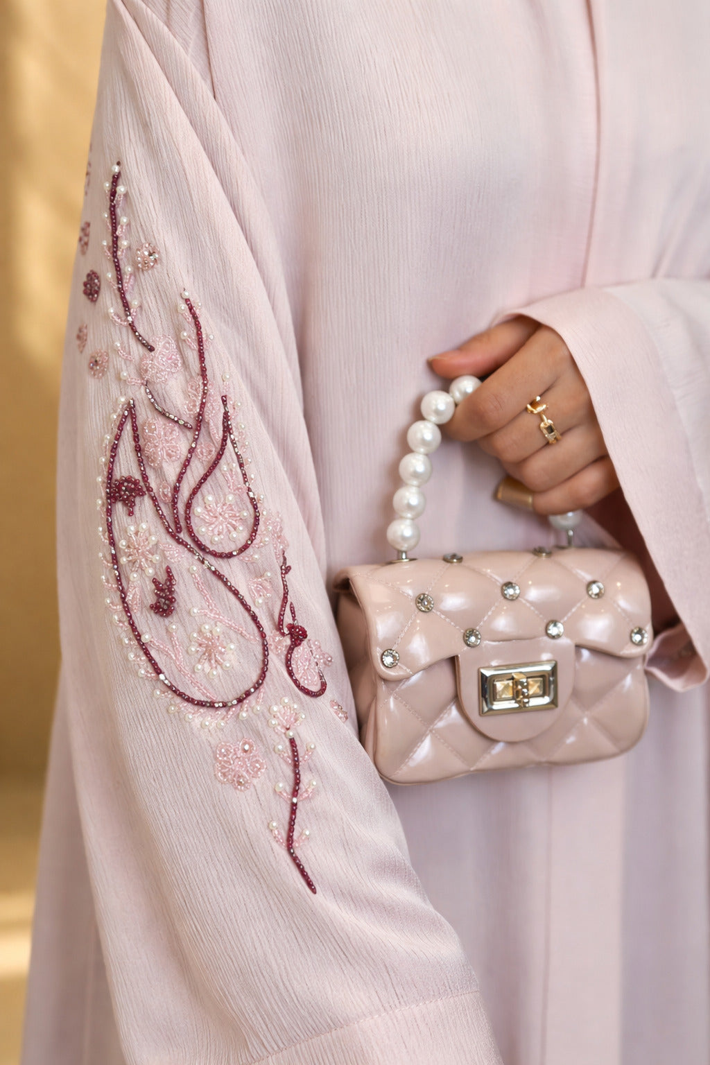 Ruqaiya bunch trio luxury abaya for women in Pakistan by Abdanis