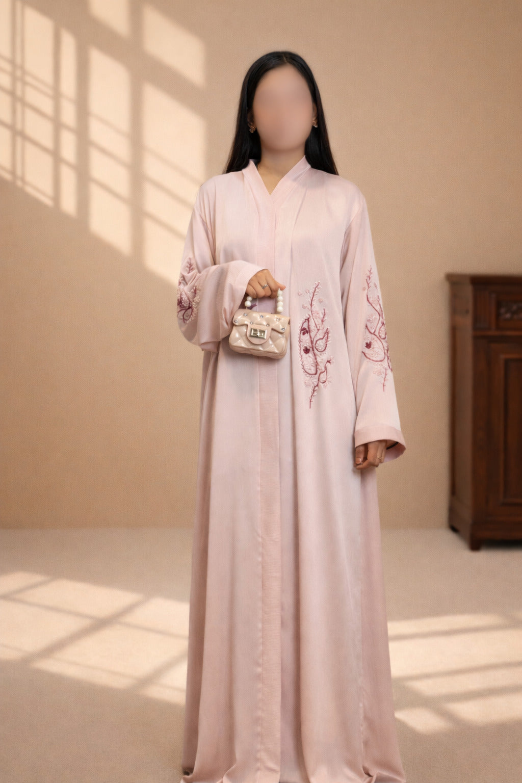 Ruqaiya bunch trio luxury abaya for women in Pakistan by Abdanis