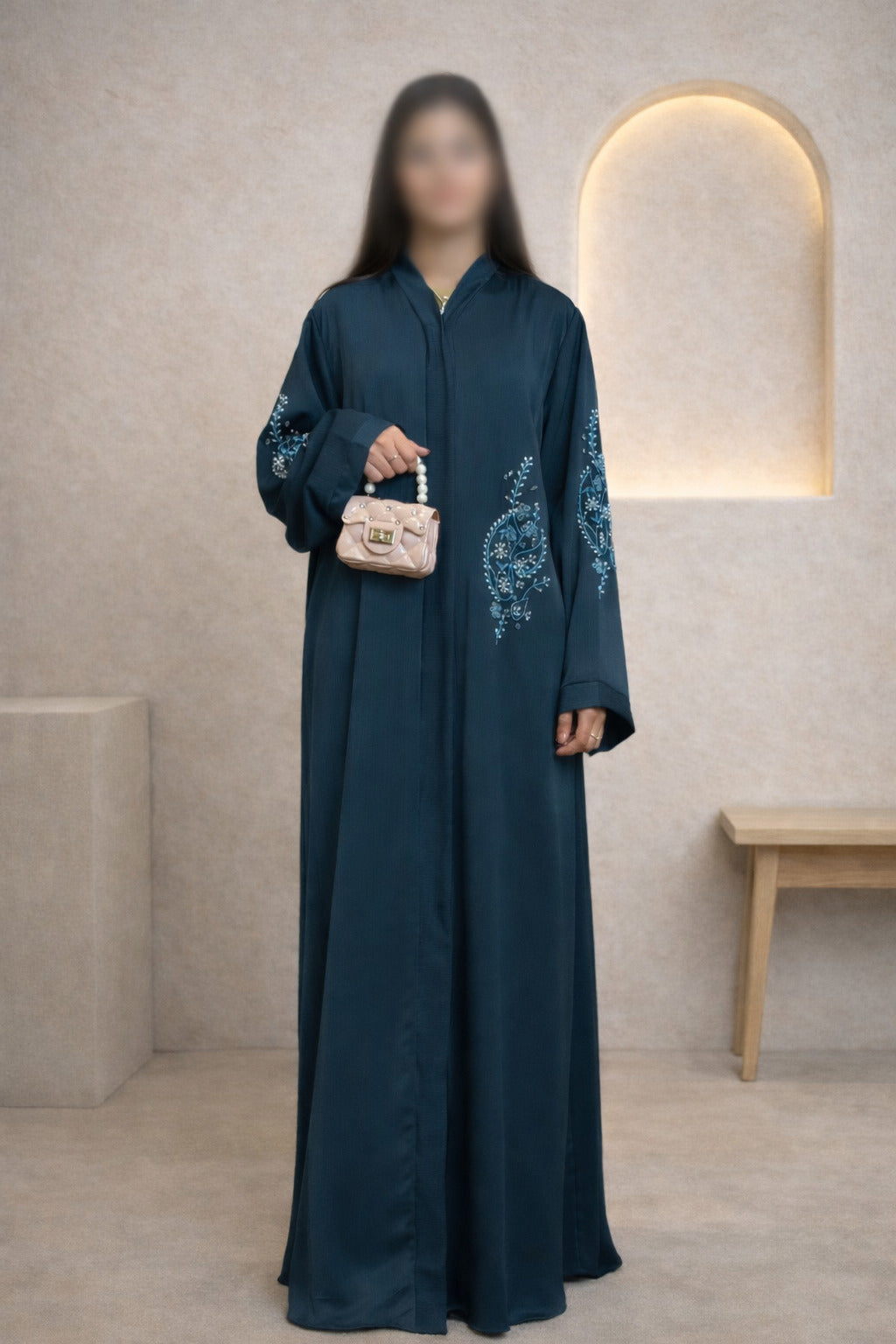 Ruqaiya bunch trio luxury abaya for women in Pakistan by Abdanis