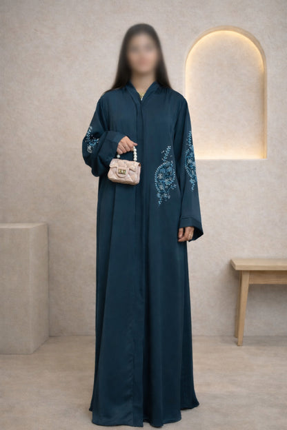 Ruqaiya bunch trio luxury abaya for women in Pakistan by Abdanis