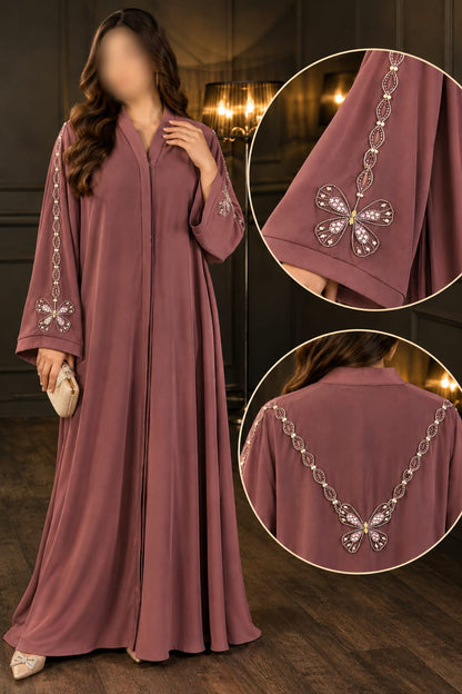 Pariza Butterfly Cutdana Work Abaya |Abdanis