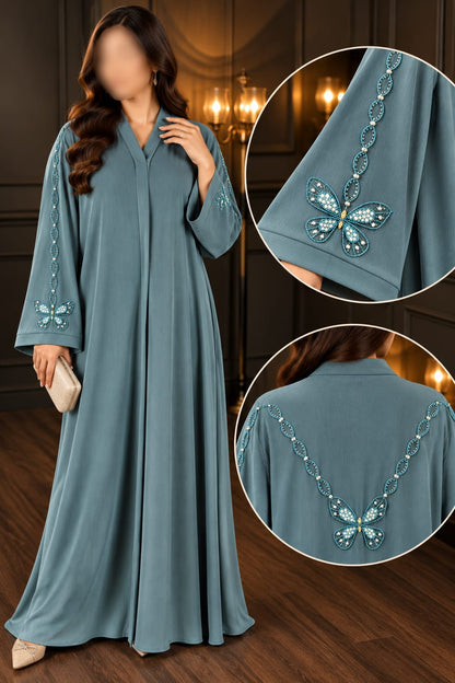 Pariza Butterfly Cutdana Work Abaya |Abdanis