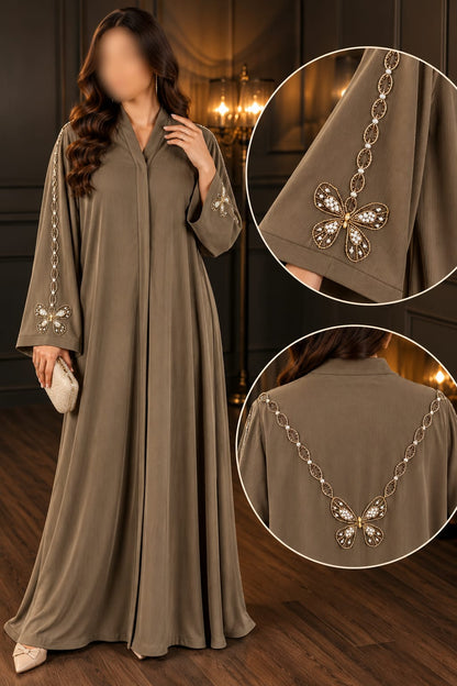 Pariza Butterfly Cutdana Work Abaya |Abdanis