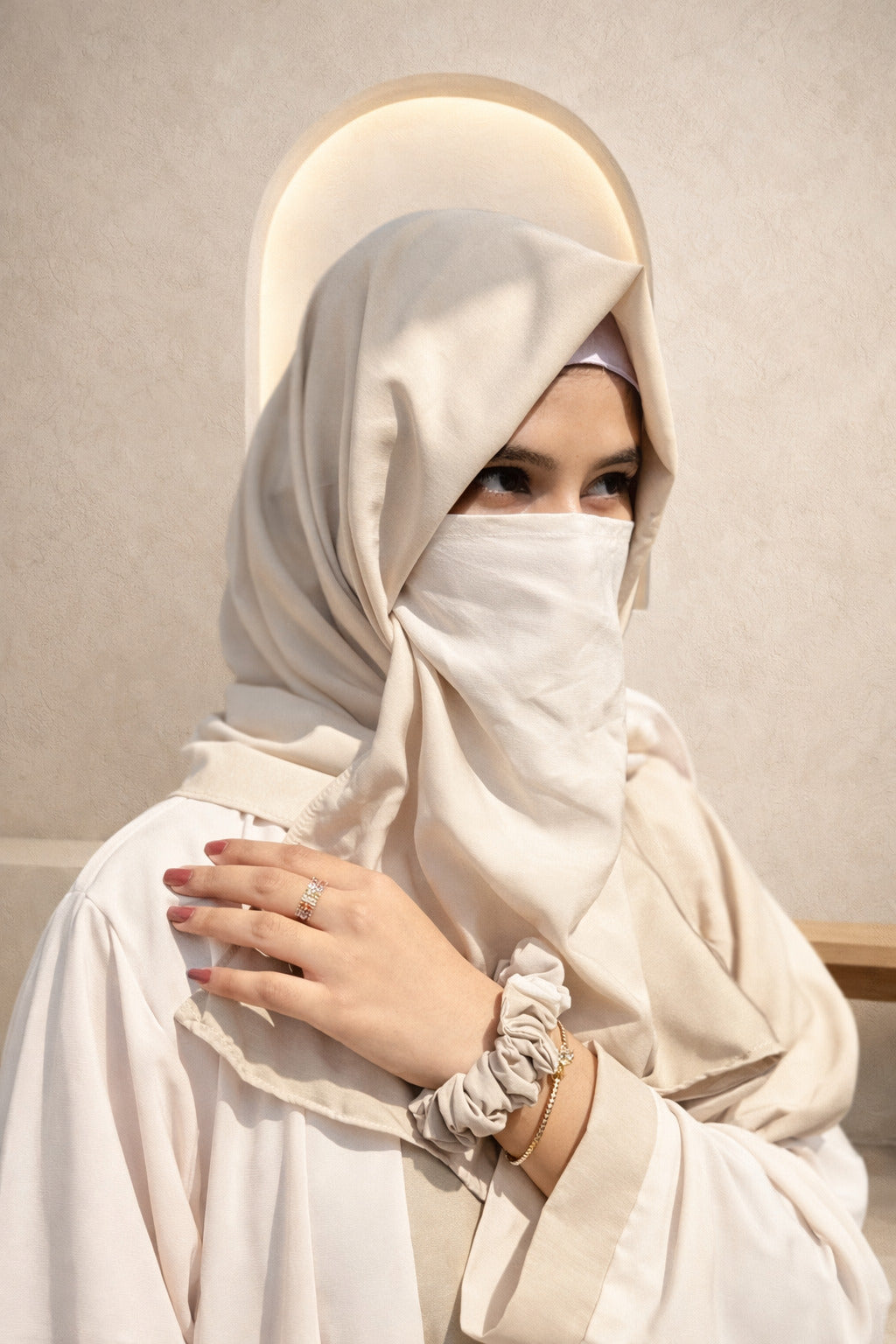 Rutaba tie dye premium abaya for women
