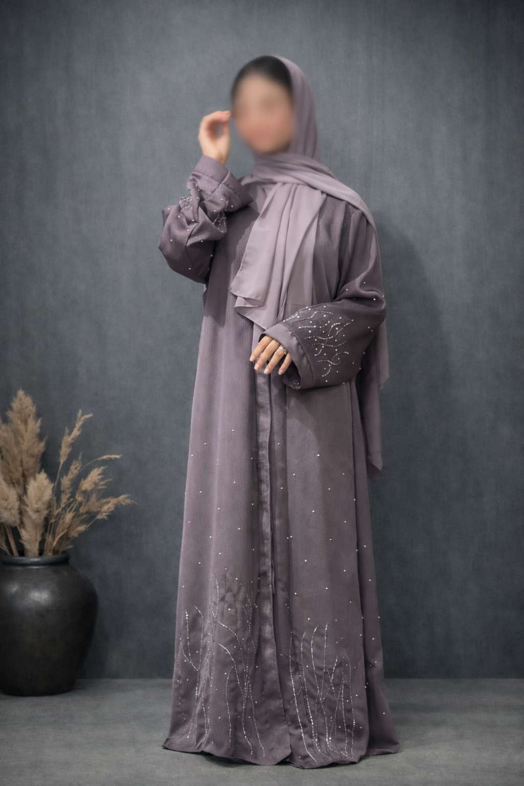 Front Hand Made Luxury Abaya for Women in Pakistan | Abdanis