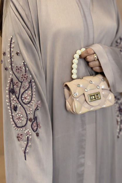 Ruqaiya bunch trio luxury abaya for women in Pakistan by Abdanis