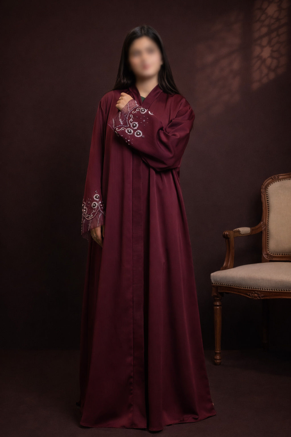 Luxury organza abaya Pakistan