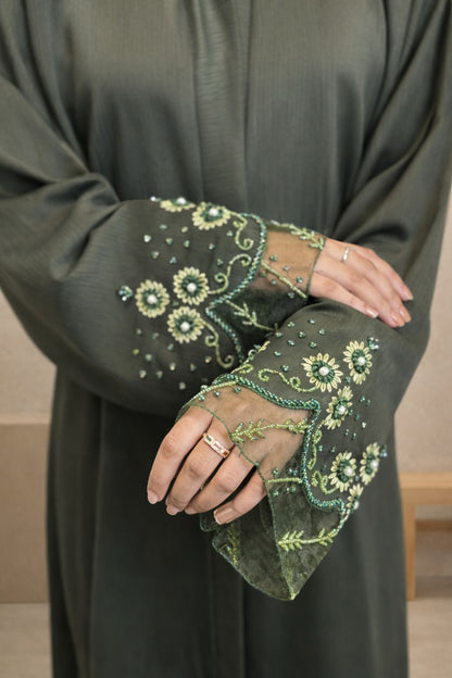 Luxury organza abaya Pakistan