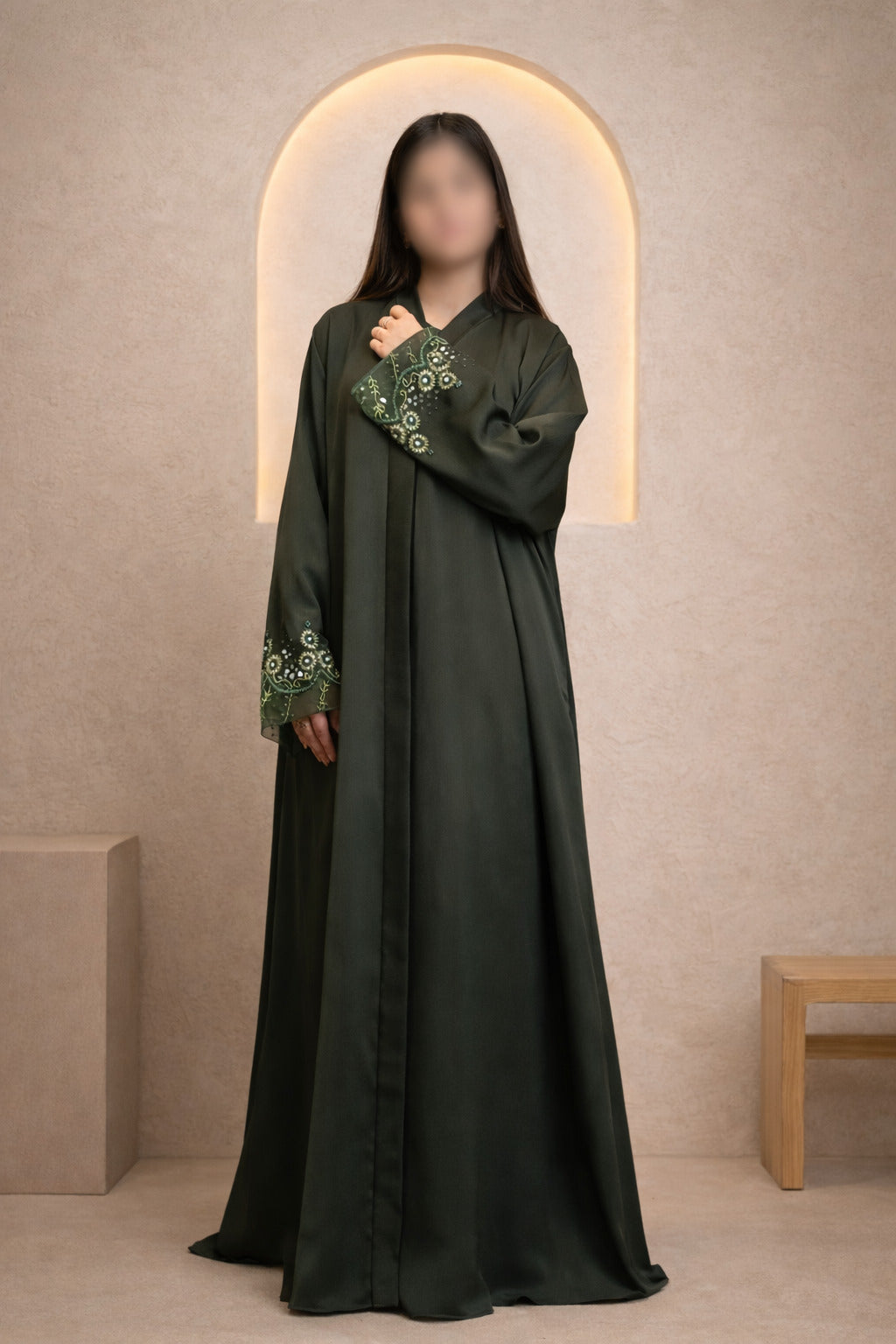 Luxury organza abaya Pakistan