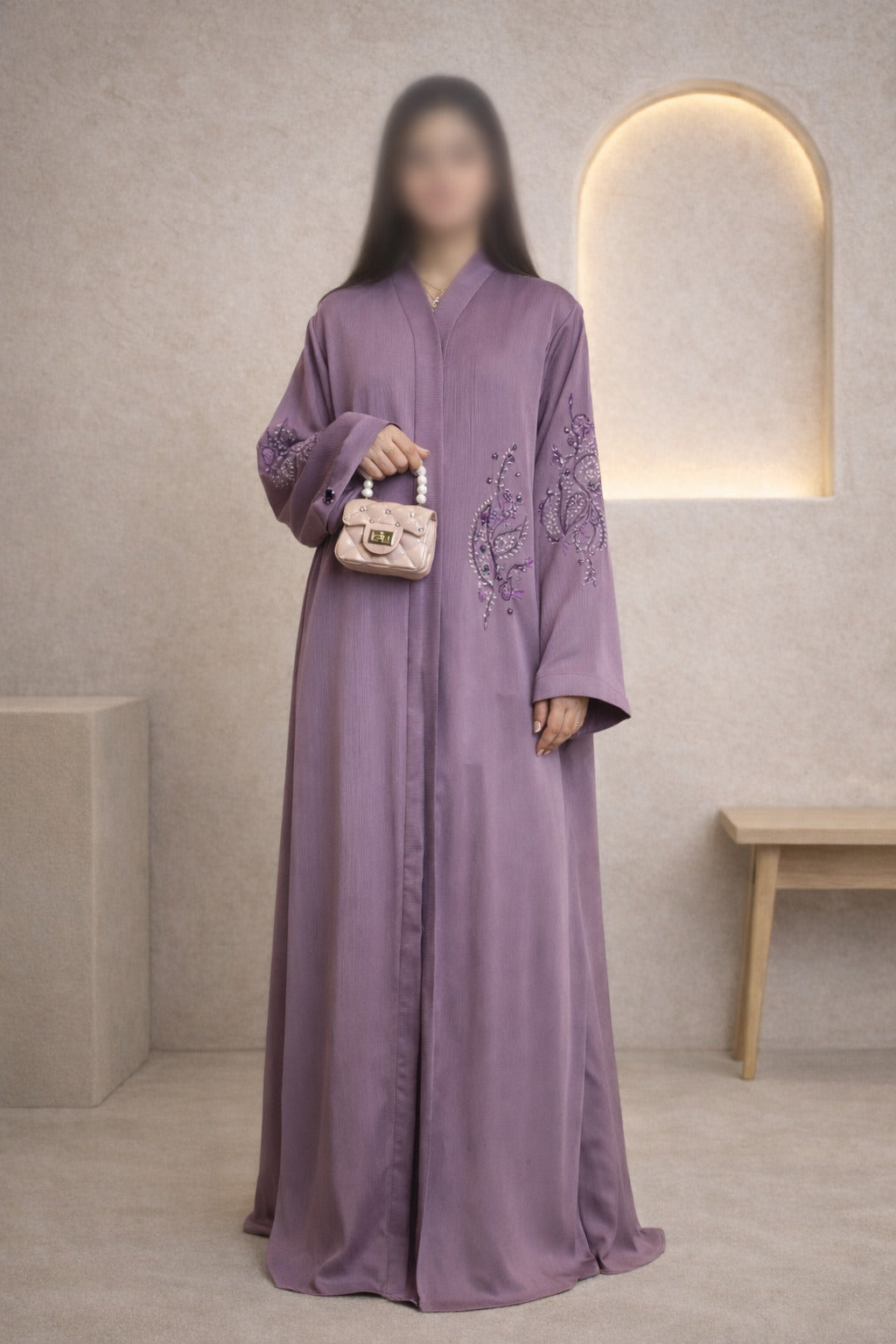 Ruqaiya bunch trio luxury abaya for women in Pakistan by Abdanis
