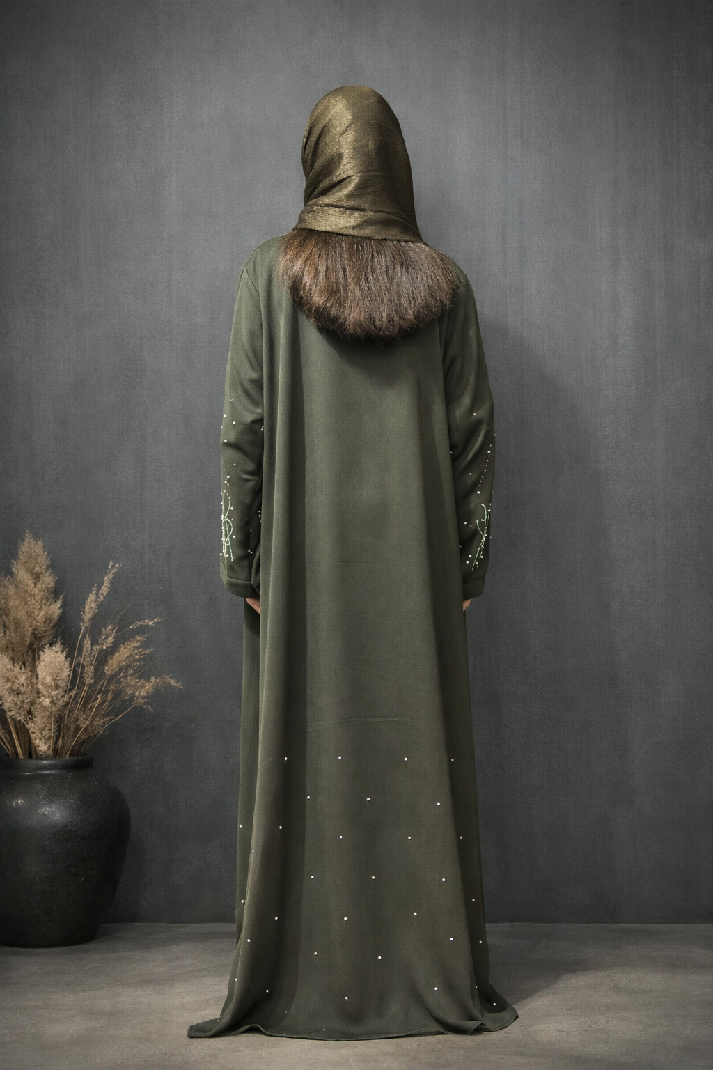 Front Hand Made Luxury Abaya for Women in Pakistan | Abdanis