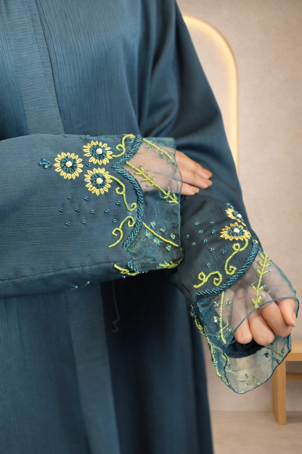 Luxury organza abaya Pakistan