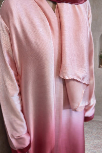 Ayena tie dye luxury abaya for women in Pakistan by Abdanis
