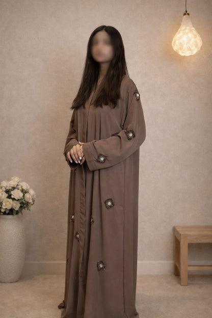 Layla diamond cut luxury abaya for women in Pakistan by Abdanis
