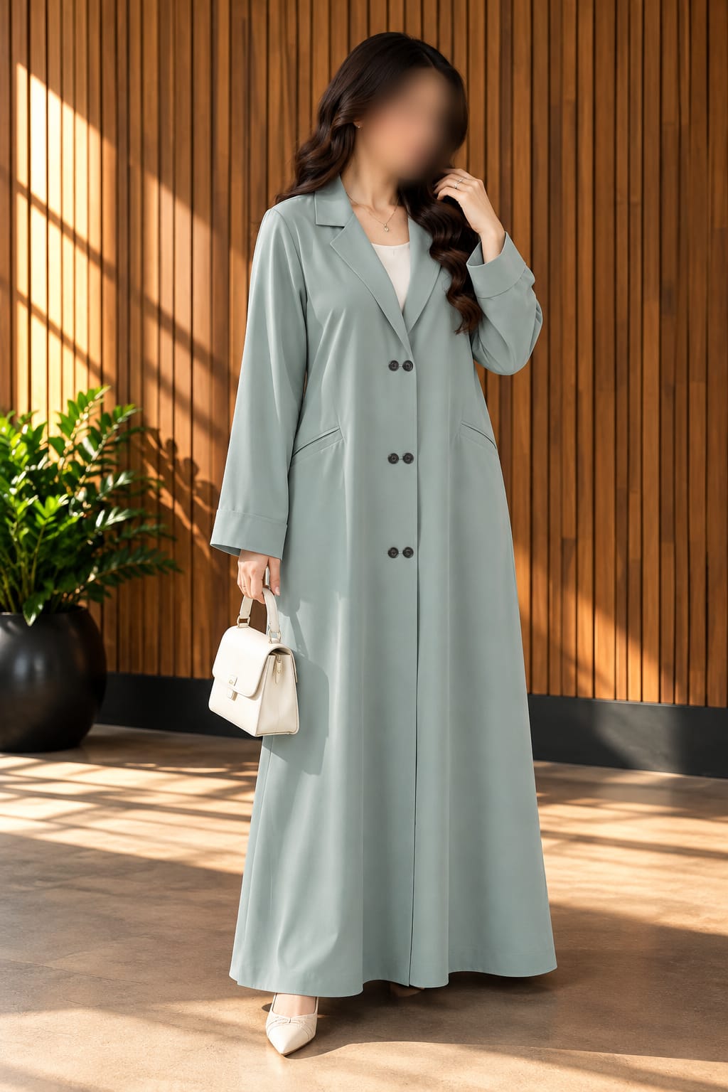 Aura Elegant Coat Style Abaya For Women | Abdanis